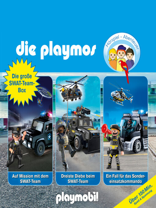 Title details for Die Playmos--Das Original Playmobil Hörspiel, Die große SWAT-Team-Box, Folgen 68, 78, 85 by David Bredel - Wait list